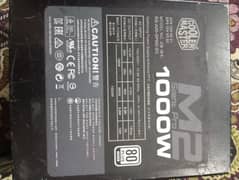 Coolermaster m2 silent pro 1000 watt psu (power supply unit)80+ silver