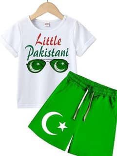 2 pcs Boy's T shirt and shorts set