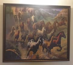 Sale beautiful & attractive painting in large frame in nominal price