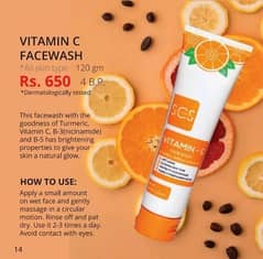 vitamin c face wash