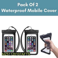 pack of 2 water proof mobile cover