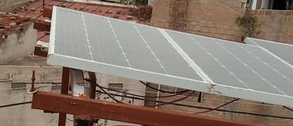 Solar panels with controller