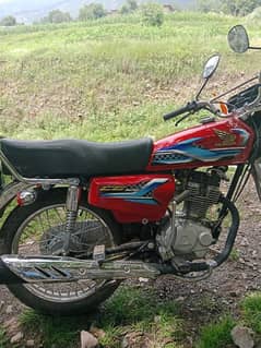 Honda 125 like new red coliur hayatabad