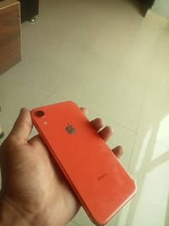 iPhone XR 10/10 condition 64 gb orange colour jv all okay water pack