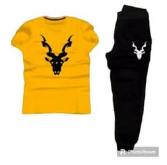 2 Pcs men printed tracksuit Home Delivery Available