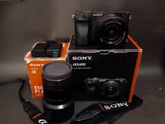 SONY ALPHA 6400 With Sony Lens 16 50mm & lens 50 mm 1.8