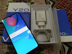 Vivo y20 with box charger 03098483503