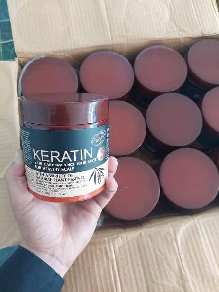 Original imported Keratin Hair Mask for healthy scalp-500 GM 1