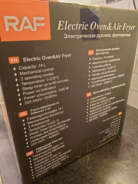 Air Fryer Electric Oven 2in1 RAF R5347 3