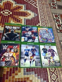 XBOX ONE 6 GAMES ALL GAMES WORKING DELIVERY POSSIBLE