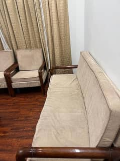 Wooden Sofa Set