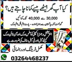 JOB Opportunity For MALE FEMALE & STUDENTS