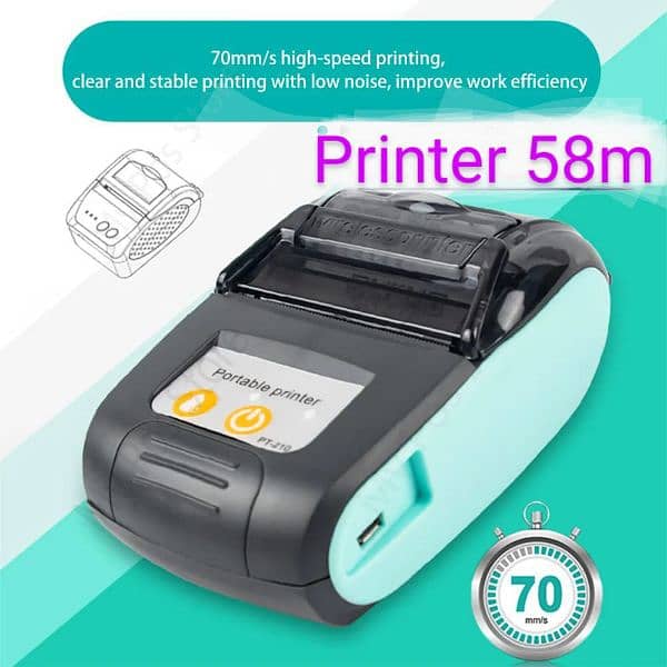 Bluetooth printer 58m 2