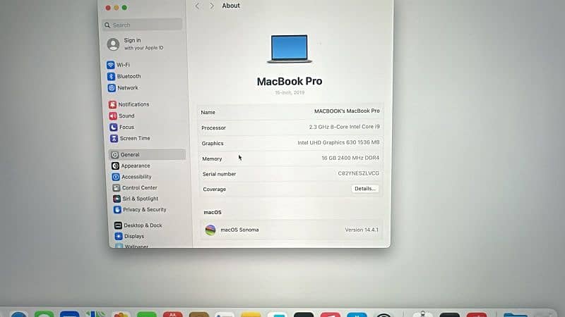 macbook pro 2019 core i9,fianl rate 0