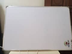 White board board With hanging Hooks with Aluminum Border)