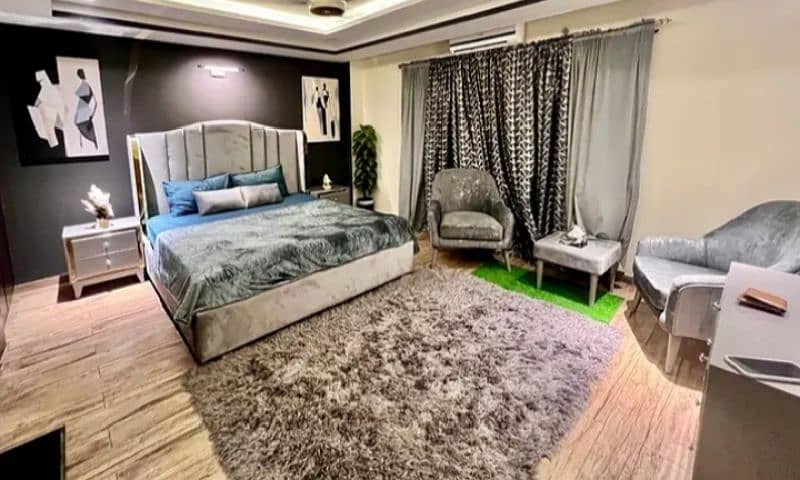 Full furnished rooms for rent daily basis 1