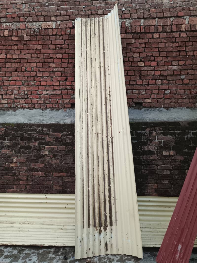 Iron Shed for Roof (Lohy Ki Chaddar) Bilkul New, 3.5 Pieces Full Size, 1