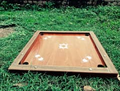 strong and heavy carrom board with wodden sides