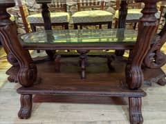 chanioti dining table along with 6 chairs