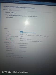 Laptop core 2 duo 2Gb Graphic card 4gb ram 160gb hard disk