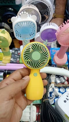 Mini portable rechargeable fan for school going kids