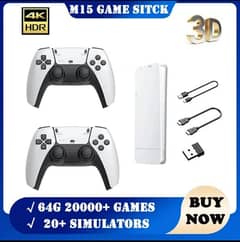 MEGA SALE. . . NEW DOUBLE WIRELESS CONTROLLER'S GAME STICK PRO M15