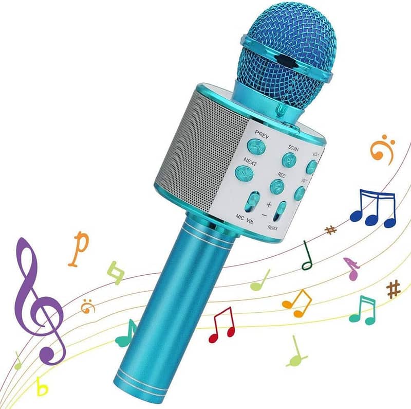 WS 858 Portable Rechargeable Wireless Bluetooth Microphone 0