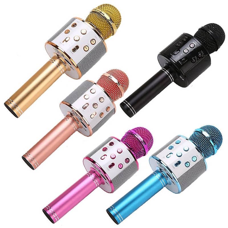 WS 858 Portable Rechargeable Wireless Bluetooth Microphone 4