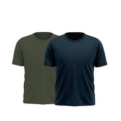 Men's cotton plain T-shirt