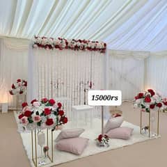 Wedding Stage, decor bed, decor car fresh and artificial Decoration