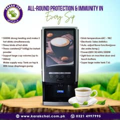 Coffee And Tea Machines 2,3,4,5 Option Flavours Machine