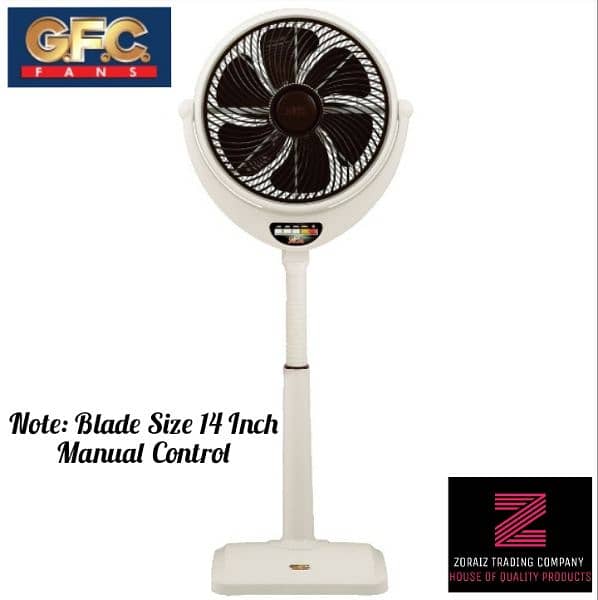 GFC FAN Louver Pedastal 14 inch Pure copper wire 0