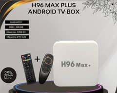 android box h96 max white colour 8 gb ram 128 gb ROM