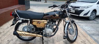 Honda CG - 125 SELF START MODEL 2024 Gold Edition