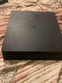 Ps4 slim with one controller and extra hard drive
