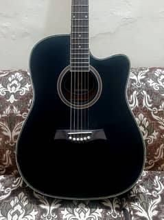 Acoustic Guitar Like New Black Color