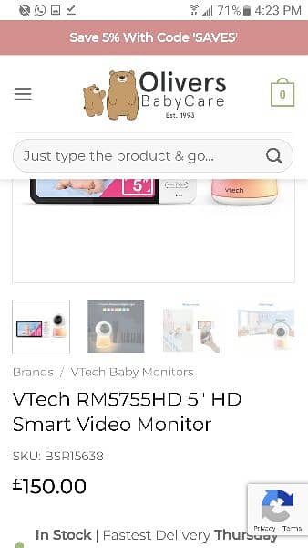 vtech baby smart camera 5