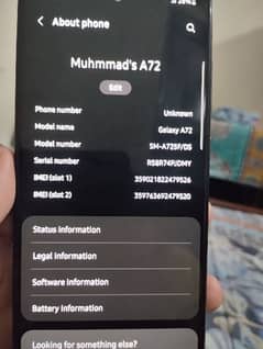 Samsung A72 pta approved