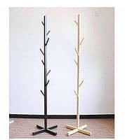 wooden coat stand