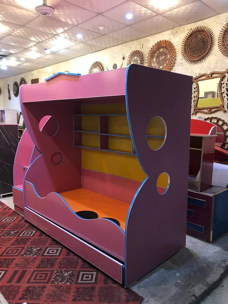 Triple Kids Bed | 3 Kids Bed | 3 in 1 Kids Bed | Unique Design 1