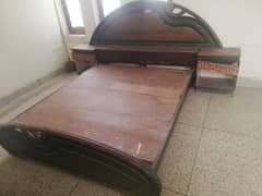 Double bed and dressing table for sale. .