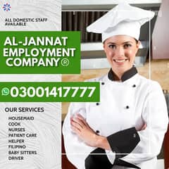 Cook / Chef/ Chinese Cook / Home Chef / House Helper/ Maids available