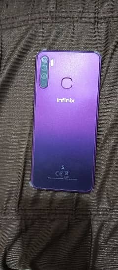 infinxe s5lite 4gbram 64gbrom with box charge