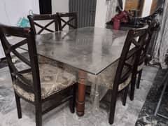 6 seater dining table for urgent sale(table shown separately)