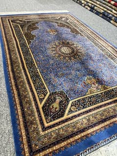 irani silk prayer rug 30% handmade with fluffy and soft touch