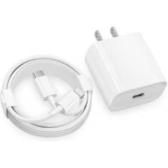 iPhone 20W 2 pin Oranginal Adopter with Cable