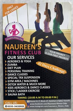 Naureen Fitness/Fitness Gym & Trainers/Female Fitness& Physique Gym