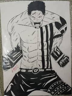 handmade Katakuri drawing from one piece