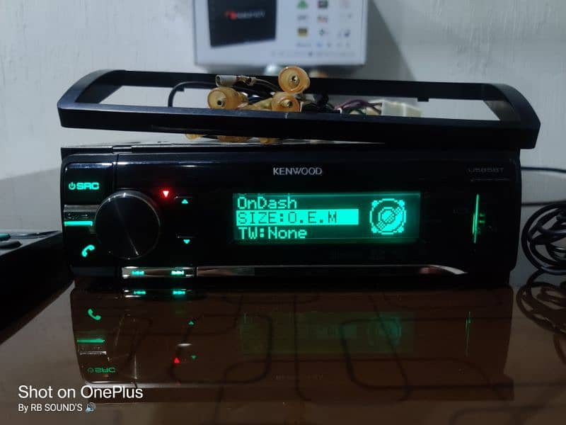 Original Kenwood U585BT Pro Setup Single Din High End Player 5