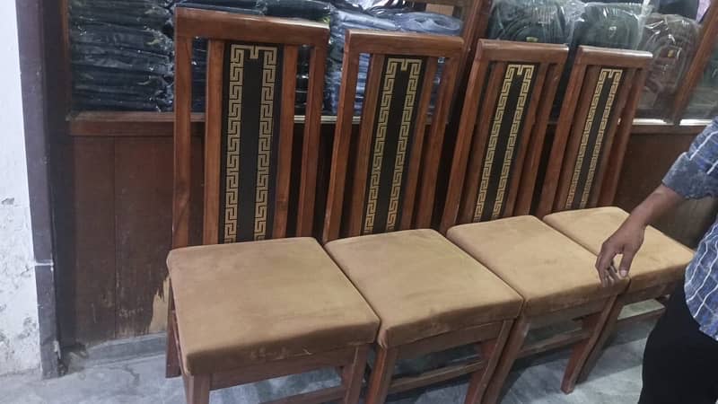 6 chair solid wooden 5